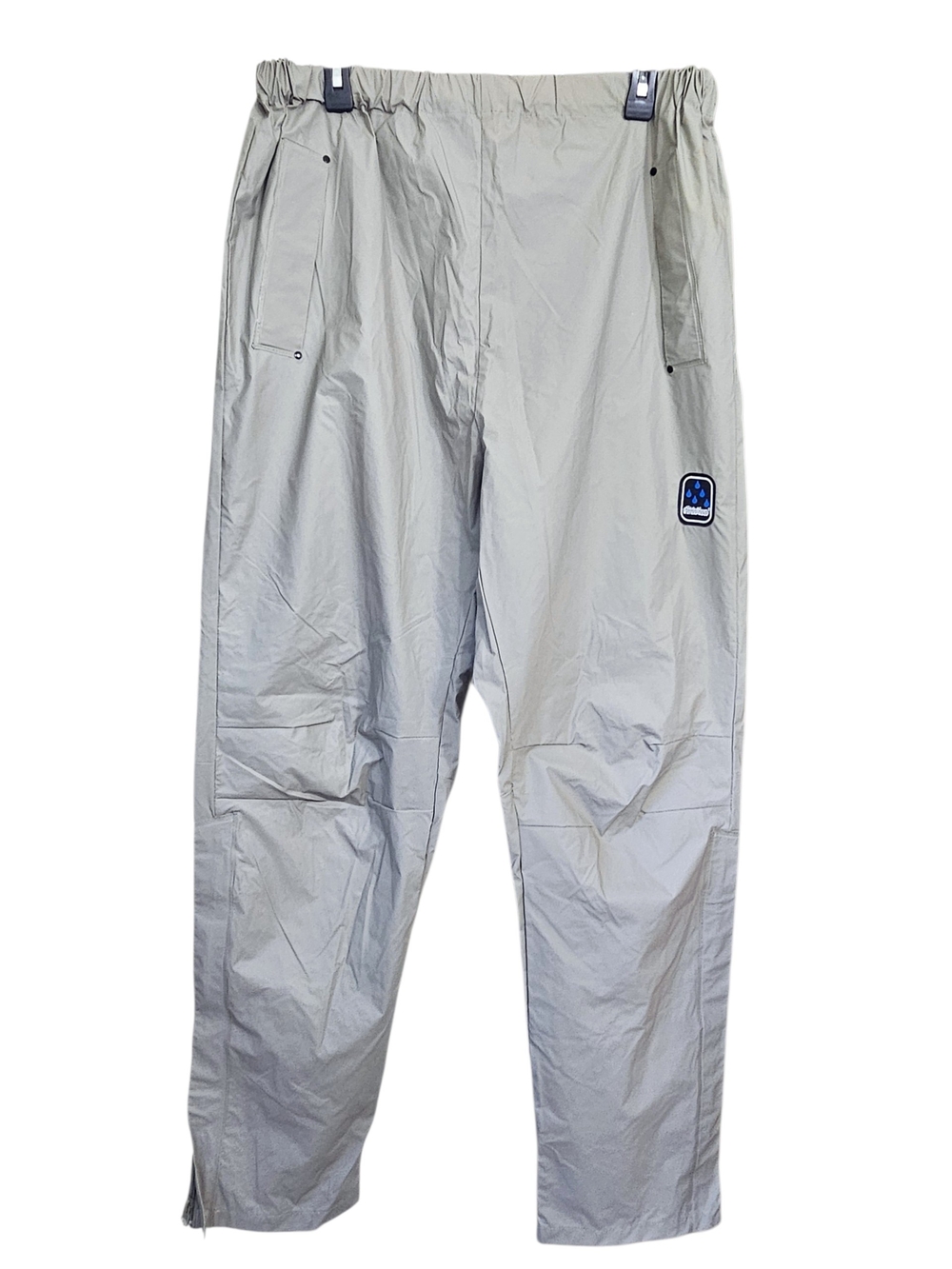 Eddie Bauer Vintage Khaki Waterproof Pants Men’s Large Adjustable PVC Nylon